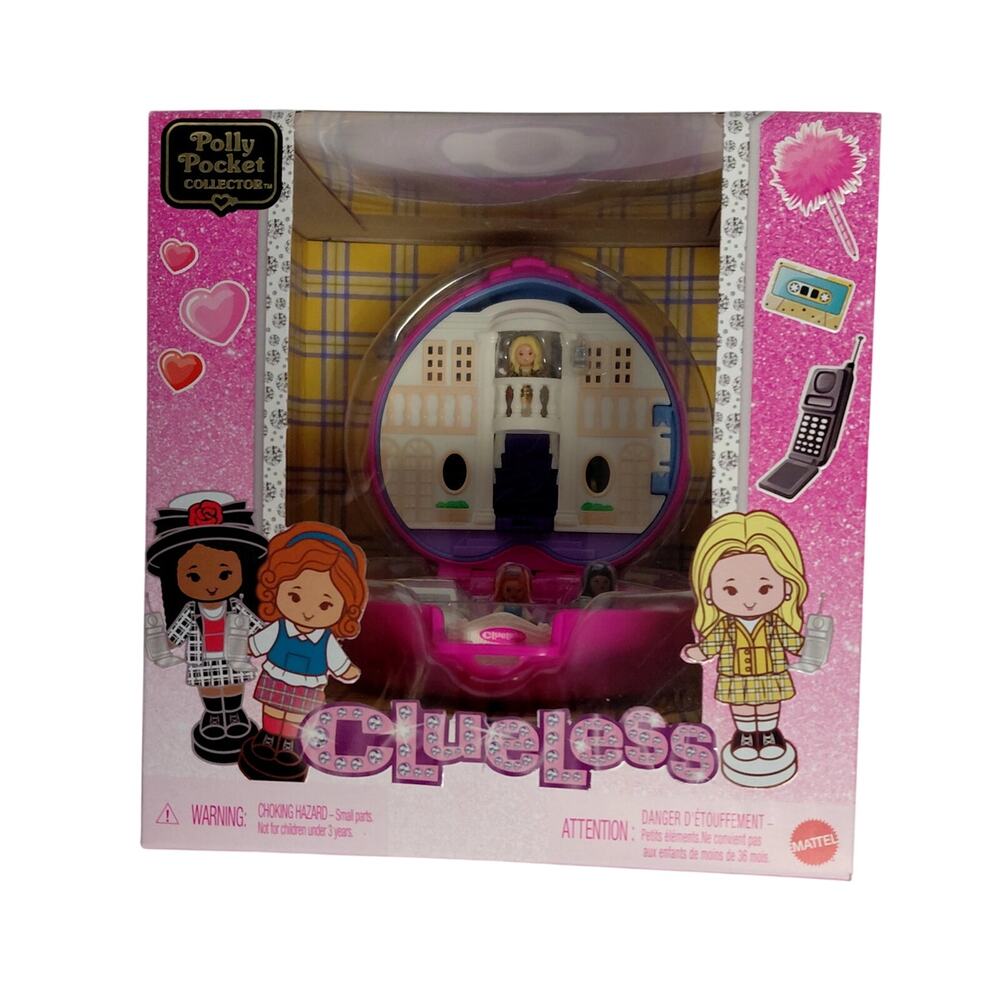Polly Pocket X Clueless 30th Anniversary Compact NWT